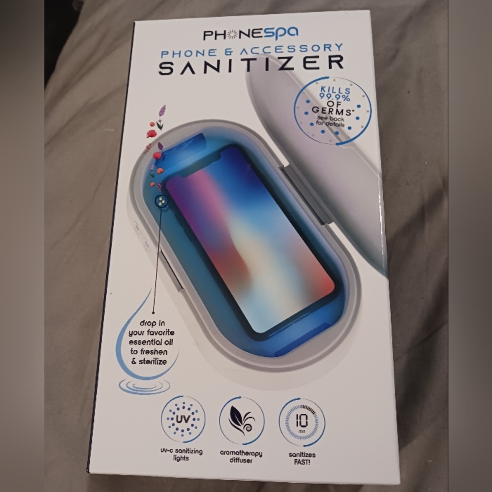 NWT!! PHONESPA PHONE & ACCESSORY SANITIZER